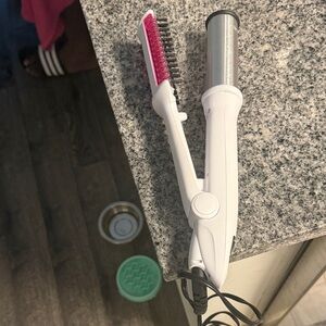 White and Pink Hair Styling Tool